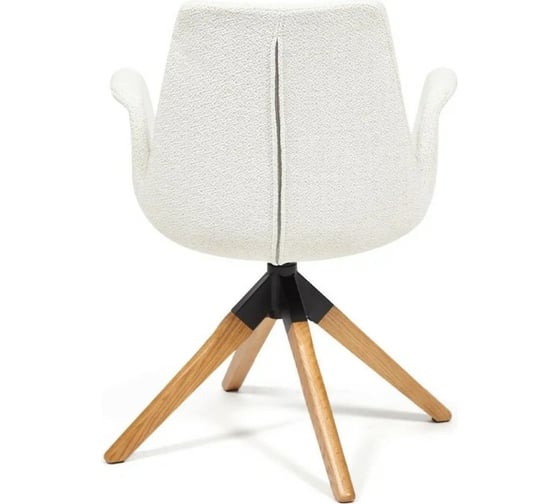 Кресло Tetchair ROKIN DM4273A дерево, металл, ткань, 63x62x90 см, белый 01-white 13589