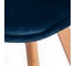 Стул Tetchair TULIP SOFT 74 вельвет/дерево, 54x47x83 см, синий HLR 63/натуральный, 4 шт 15220 7