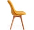 Стул Tetchair TULIP SOFT 74 вельвет/дерево, 54x47x83 см, желтый HLR 15847 2