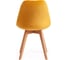 Стул Tetchair TULIP SOFT 74 вельвет/дерево, 54x47x83 см, желтый HLR 15847 4