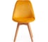 Стул Tetchair TULIP SOFT 74 вельвет/дерево, 54x47x83 см, желтый HLR 15847 5