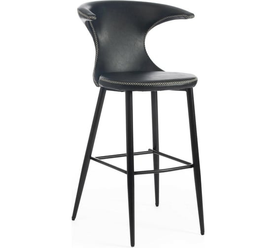 Барный стул Tetchair FLAIR BAR 9018 экокожа/металл, 60x56x106 см, 2 шт зеленый 14/черный 15177