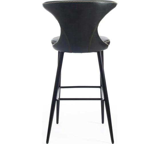 Барный стул Tetchair FLAIR BAR 9018 экокожа/металл, 60x56x106 см, 2 шт зеленый 14/черный 15177