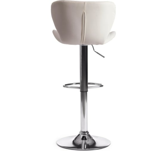 Барный стул Tetchair AVIONIC KY712A металл/экокожа, 45x53x86-107 см, 2 шт белый/хром 15095
