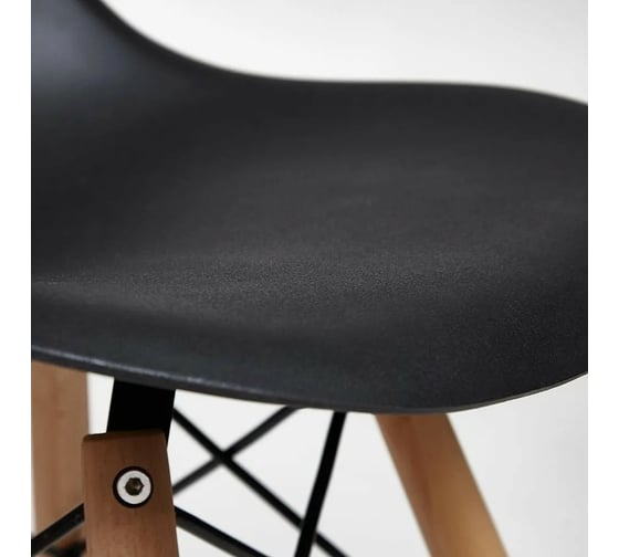 Барный стул Tetchair Cindy Bar Chair mod. 80 дерево/металл/пластик, 46x55x106 см, черный, 4 шт 12657
