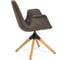 Кресло Tetchair ROKIN DM4273A дерево, металл, ткань, 63x62x90 см, коричневый western brown 13590 3