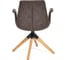 Кресло Tetchair ROKIN DM4273A дерево, металл, ткань, 63x62x90 см, коричневый western brown 13590 5