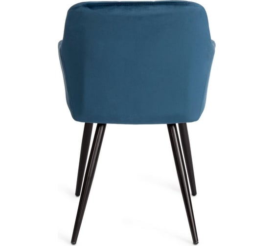 Кресло Tetchair BEATA 8266 металл/ткань, 56x60x82 см, 2 шт синий G062-48/черный 14157