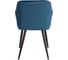 Кресло Tetchair BEATA 8266 металл/ткань, 56x60x82 см, 2 шт синий G062-48/черный 14157 4