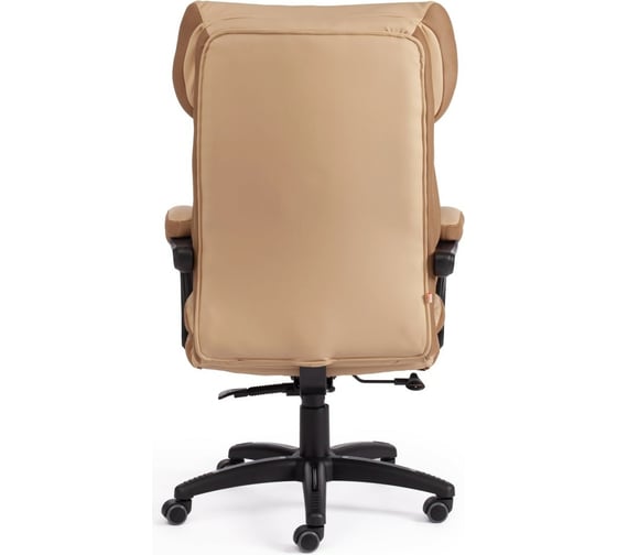 Кресло Tetchair CHIEF кожзам/ткань, бежевый/бронза, 36-34/21 16161