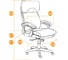 Кресло Tetchair CHIEF кожзам/ткань, бежевый/бронза, 36-34/21 16161 15