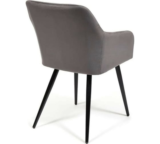 Кресло Tetchair BEATA 8266 металл/ткань, 56x60x82 см, 2 шт серый G-062-40/черный 13631