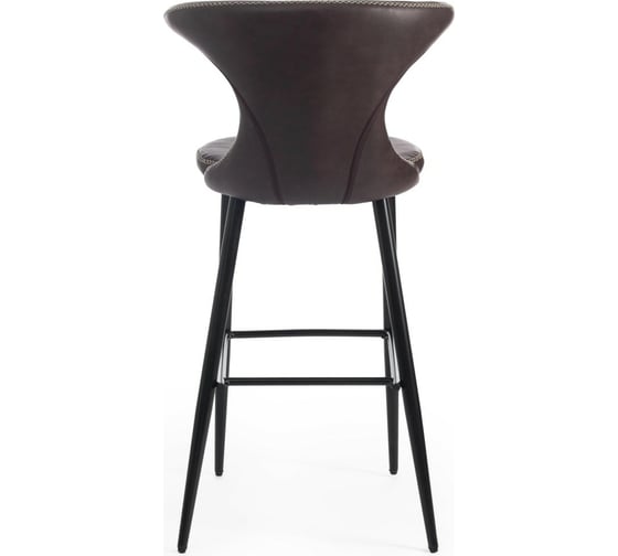Барный стул Tetchair FLAIR BAR 9018 экокожа/металл, 60x56x106 см, 2 шт коричневый 1/черный 15176