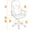 Кресло Tetchair PARMA ткань, синий, TW-10 17199 15