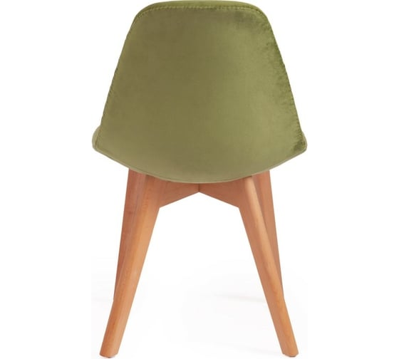 Стул Tetchair CINDY SOFT C1021F1 вельвет/дерево, 53x45x81 см, зеленый HLR 54/натуральный, 4 шт 15209