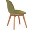 Стул Tetchair CINDY SOFT C1021F1 вельвет/дерево, 53x45x81 см, зеленый HLR 54/натуральный, 4 шт 15209 3