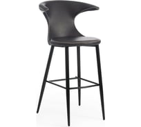 Барный стул Tetchair FLAIR BAR mod. 9018 экокожа/металл, 60x56x106 см, 2 шт серый 22/черный 15175