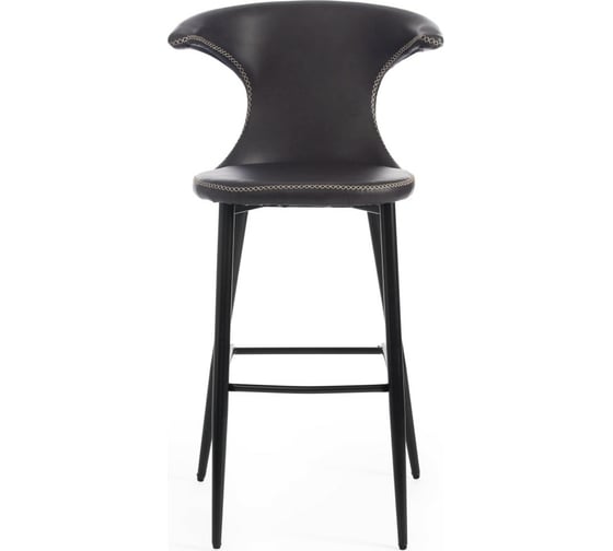 Барный стул Tetchair FLAIR BAR mod. 9018 экокожа/металл, 60x56x106 см, 2 шт серый 22/черный 15175
