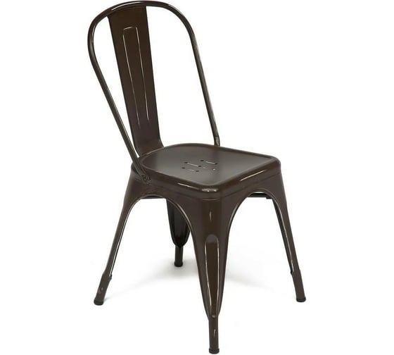 Стул Tetchair LOFT CHAIR 012 металл, 45x35x85 см, 5 шт коричневый/brown vintage 10695