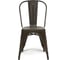 Стул Tetchair LOFT CHAIR 012 металл, 45x35x85 см, 5 шт коричневый/brown vintage 10695 2