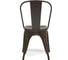 Стул Tetchair LOFT CHAIR 012 металл, 45x35x85 см, 5 шт коричневый/brown vintage 10695 4