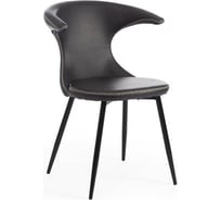 Стул Tetchair FLAIR 9020 экокожа/металл, 60x56x78 см, серый 22/черный, 4 шт 15164