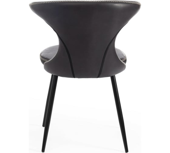 Стул Tetchair FLAIR 9020 экокожа/металл, 60x56x78 см, серый 22/черный, 4 шт 15164