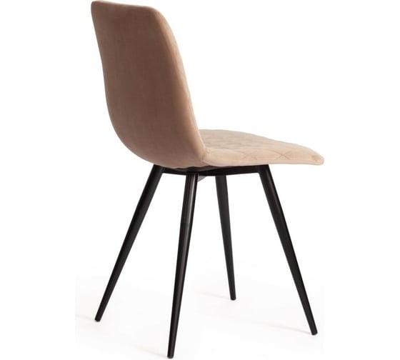 Стул Tetchair CHILLY X 7096-1 ткань/металл, 45x53x88 см, высота до сиденья 50 см, бежевый, 4 шт 17248