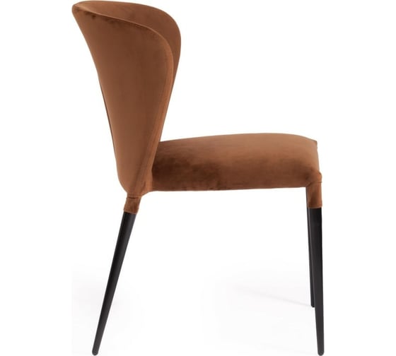 Стул Tetchair ALVOR 715 ткань/металл, 48x65x86 см, высота до сиденья 51 см, коричневый, 4 шт 15461