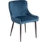 Стул Tetchair ELI 8202 металл/ткань, 53x61,5x83 см, 2 шт синий G062-48/черный 14152 1