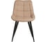 Стул Tetchair ABRUZZO 8060 металл, ткань, 42x60x84x49 см, ткань: серо-бежевый, ножки: черный 15345 2