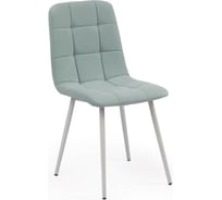 Стул Tetchair CHILLY MAX велюр/металл, 45x54x90 см, бирюзовый 20/белый 15834