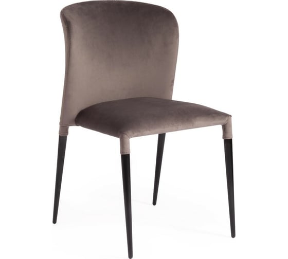 Стул Tetchair ALVOR 715 ткань/металл, 48x65x86 см, высота до сиденья 51 см, темно-серый, 4 шт 15460