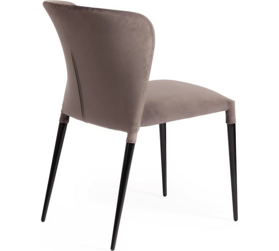 Стул Tetchair ALVOR 715 ткань/металл, 48x65x86 см, высота до сиденья 51 см, темно-серый, 4 шт 15460