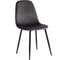 Стул Tetchair BREEZE 4724 металл/вельвет, 44x48x87 см, серый/черные ножки, 4 шт 14262 1