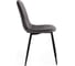 Стул Tetchair BREEZE 4724 металл/вельвет, 44x48x87 см, серый/черные ножки, 4 шт 14262 2