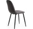 Стул Tetchair BREEZE 4724 металл/вельвет, 44x48x87 см, серый/черные ножки, 4 шт 14262 3