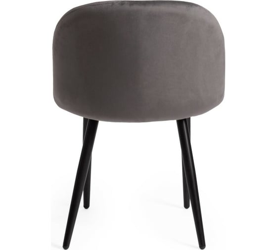 Стул Tetchair MELODY 4997 металл/вельвет, 52x49x78 см, серый/черные ножки, 4 шт 14263
