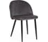 Стул Tetchair MELODY 4997 металл/вельвет, 52x49x78 см, серый/черные ножки, 4 шт 14263 1