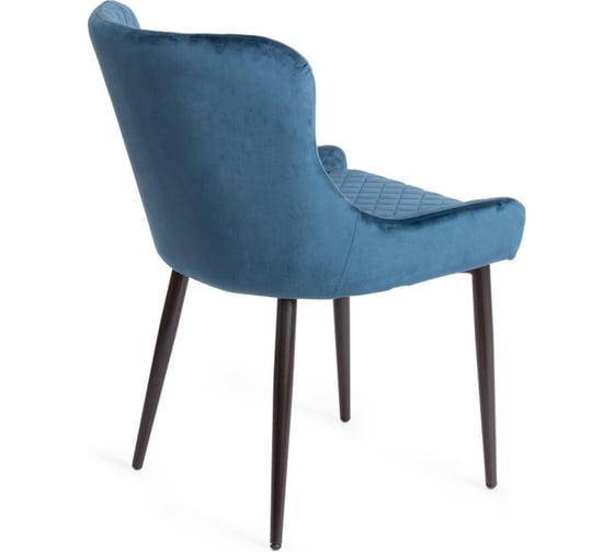 Стул Tetchair ELI 8202 металл/ткань, 53x61,5x83 см, синий G062-48/черный 15414