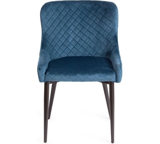 Стул Tetchair ELI 8202 металл/ткань, 53x61,5x83 см, синий G062-48/черный 15414
