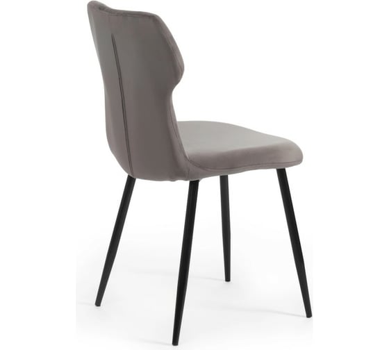 Стул Tetchair ROBOCOP DC0128 вельвет/металл, 57x46x85 см, серый HLR 24/черный, 4 шт 15167
