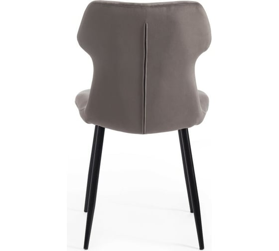 Стул Tetchair ROBOCOP DC0128 вельвет/металл, 57x46x85 см, серый HLR 24/черный, 4 шт 15167