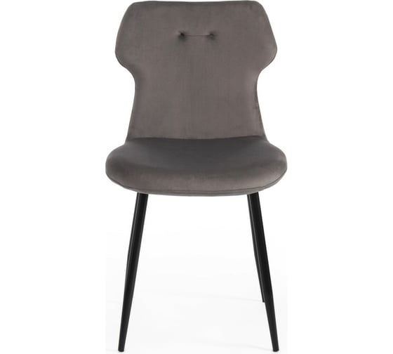 Стул Tetchair ROBOCOP DC0128 вельвет/металл, 57x46x85 см, серый HLR 24/черный, 4 шт 15167