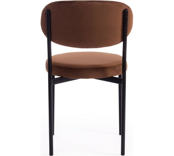 Стул Tetchair REVO 7033 ткань/металл, 47x54x82 см, высота до сиденья 47 см, коричневый 15471