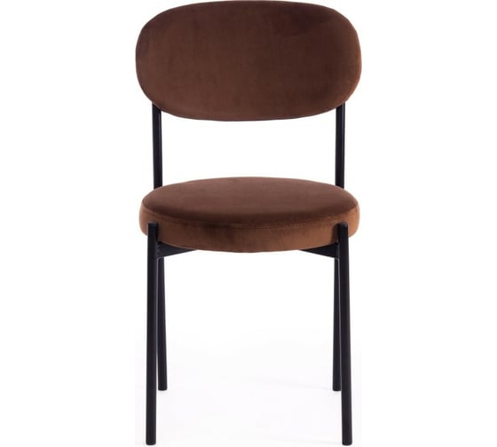 Стул Tetchair REVO 7033 ткань/металл, 47x54x82 см, высота до сиденья 47 см, коричневый 15471