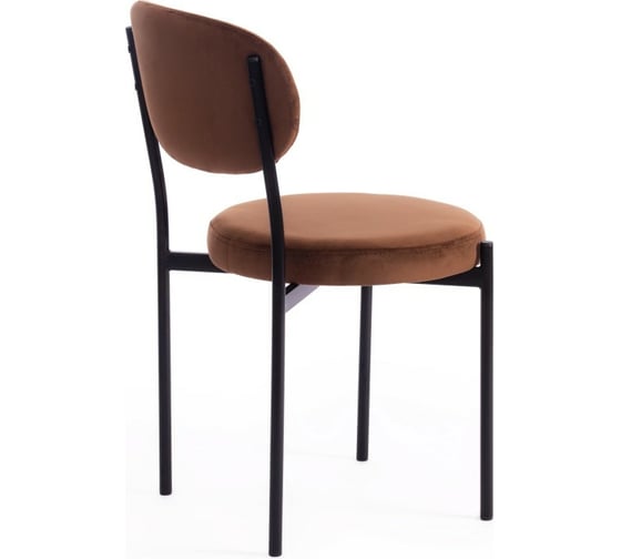 Стул Tetchair REVO 7033 ткань/металл, 47x54x82 см, высота до сиденья 47 см, коричневый 15471