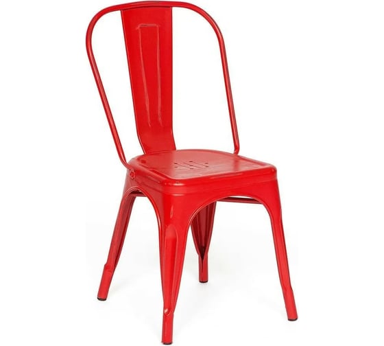 Стул Tetchair LOFT CHAIR 012 металл, 45x35x85 см, 5 шт красный/red vintage 11718 1