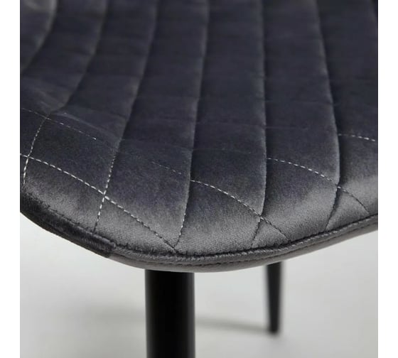 Стул Tetchair QUINCY 8272 металл/ткань, 49x53x84,5 см, серый G-062-40/черный, 4 шт 13635
