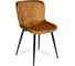 Стул Tetchair QUINCY 8272 металл/ткань, 49x53x84,5 см, коричневый G-062-61/черный, 4 шт 13636 1